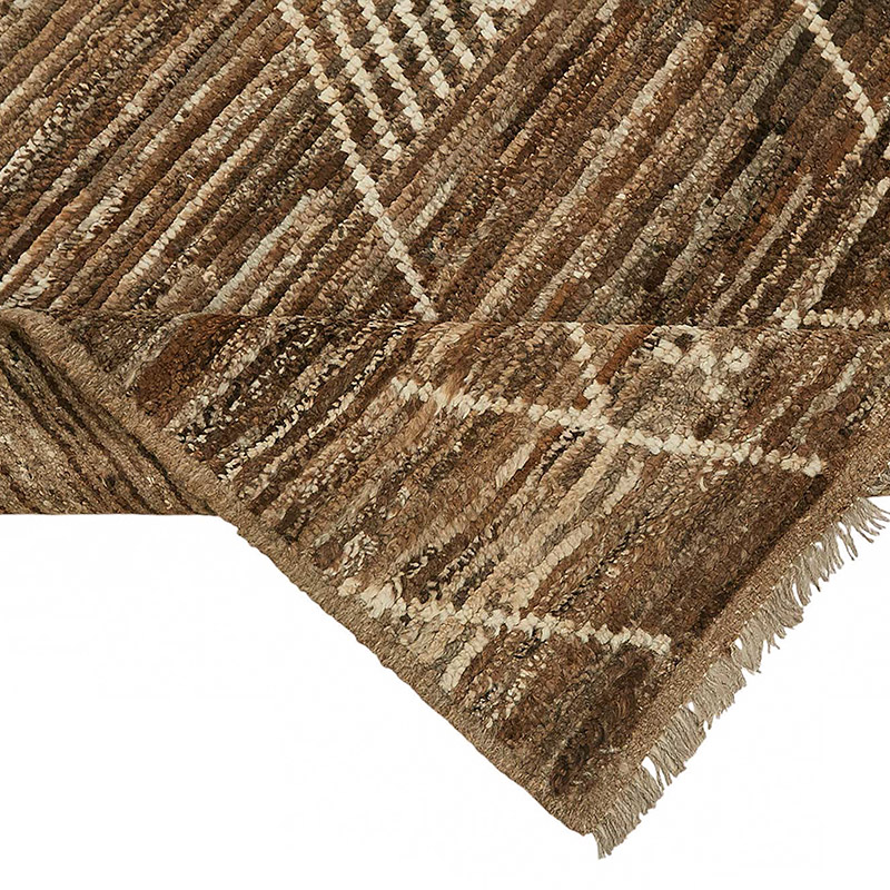 Nueva Alfombra Tejida a Mano de Estilo Marroquí - 207 cm x 293 cm - K0084054
