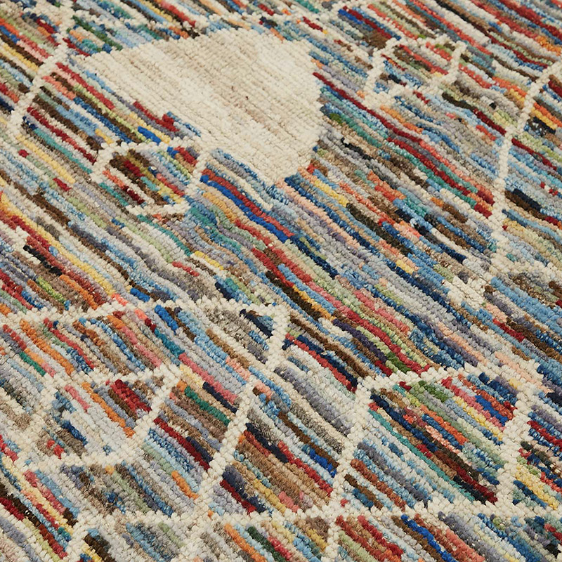 New Moroccan Style Hand-Knotted Rug - 8'  x 10' 2" (96" x 122") - K0084058