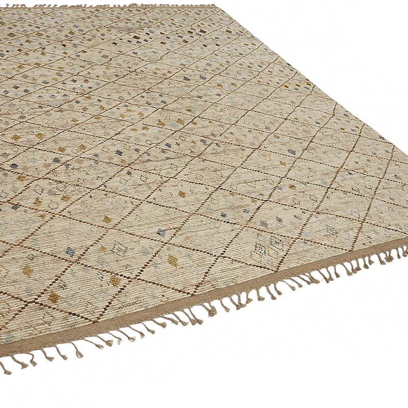 New Moroccan Style Hand-Knotted Rug - 8' 4" x 9' 10" (100" x 118") - K0084061