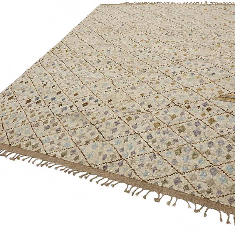 New Moroccan Style Hand-Knotted Rug - 8' 4" x 9' 10" (100" x 118") - K0084061