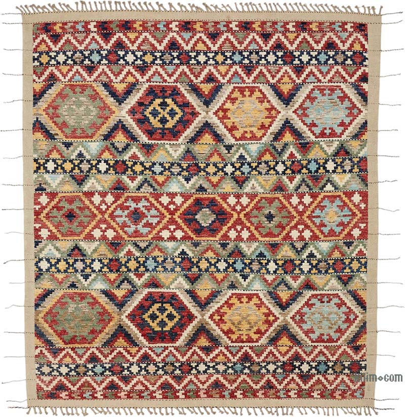 New Hand-Knotted Rug - 8' 6" x 9' 10" (102" x 118") - K0084063