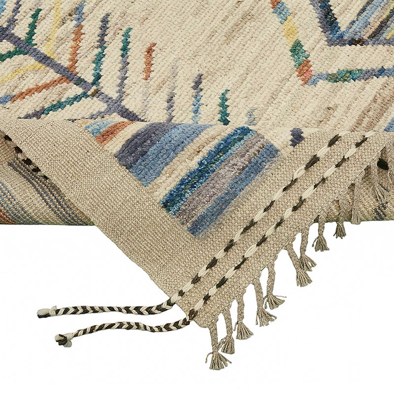 New Moroccan Style Hand-Knotted Rug - 8' 5" x 10' 1" (101" x 121") - K0084066