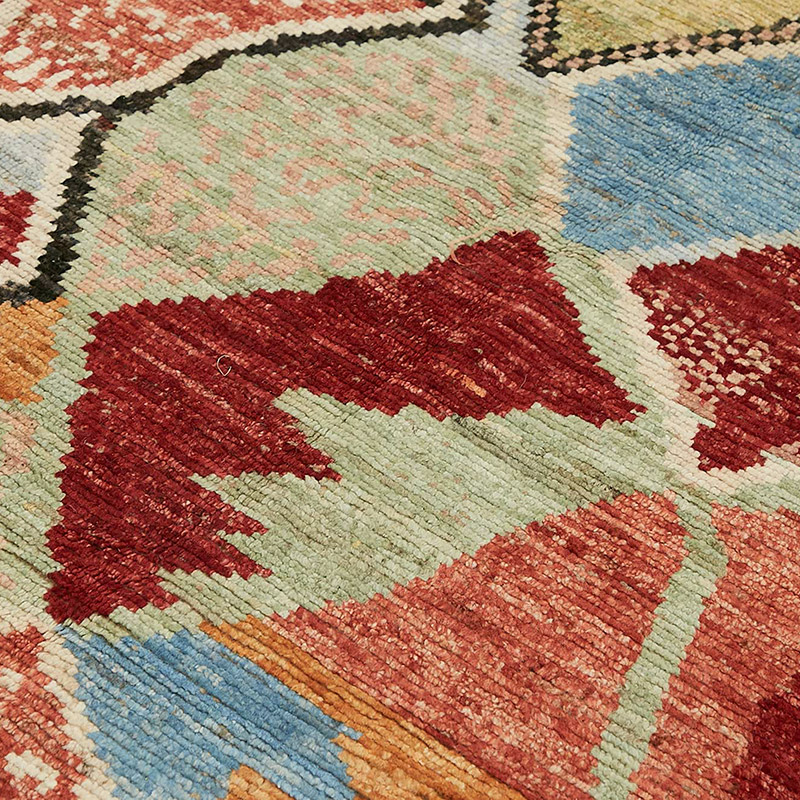 Nueva Alfombra Tejida a Mano de Estilo Marroquí - 200 cm x 307 cm - K0084067