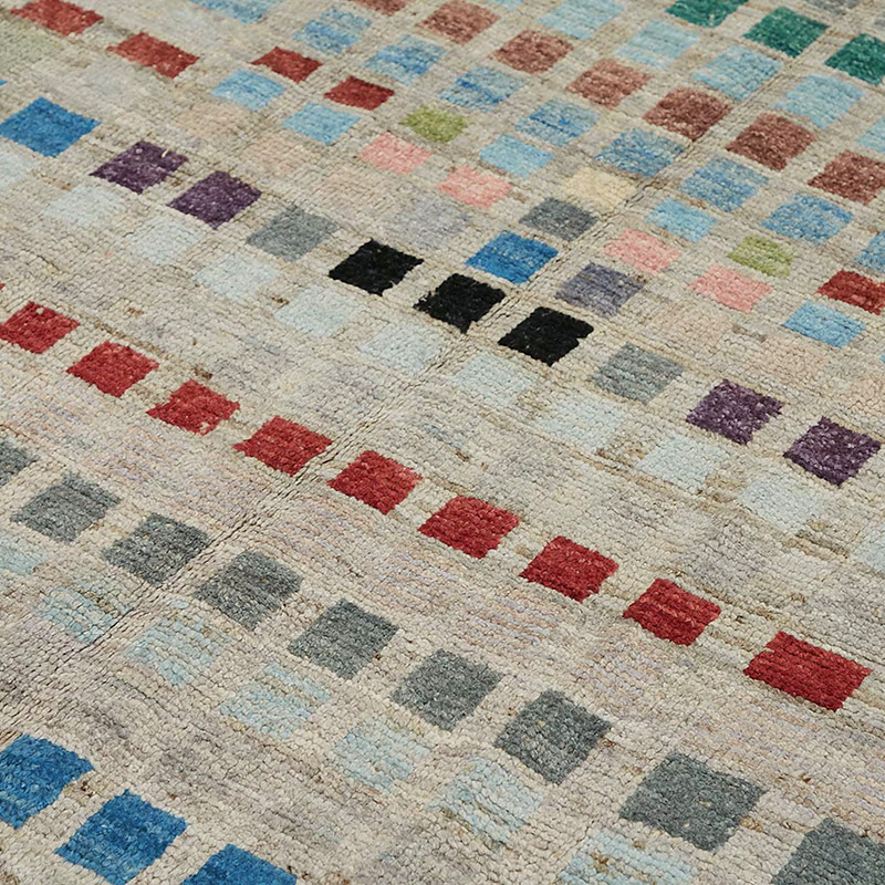 New Moroccan Style Hand-Knotted Rug - 6' 11" x 10'  (83" x 120") - K0084074