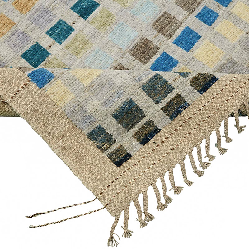 New Moroccan Style Hand-Knotted Rug - 6' 11" x 10'  (83" x 120") - K0084074