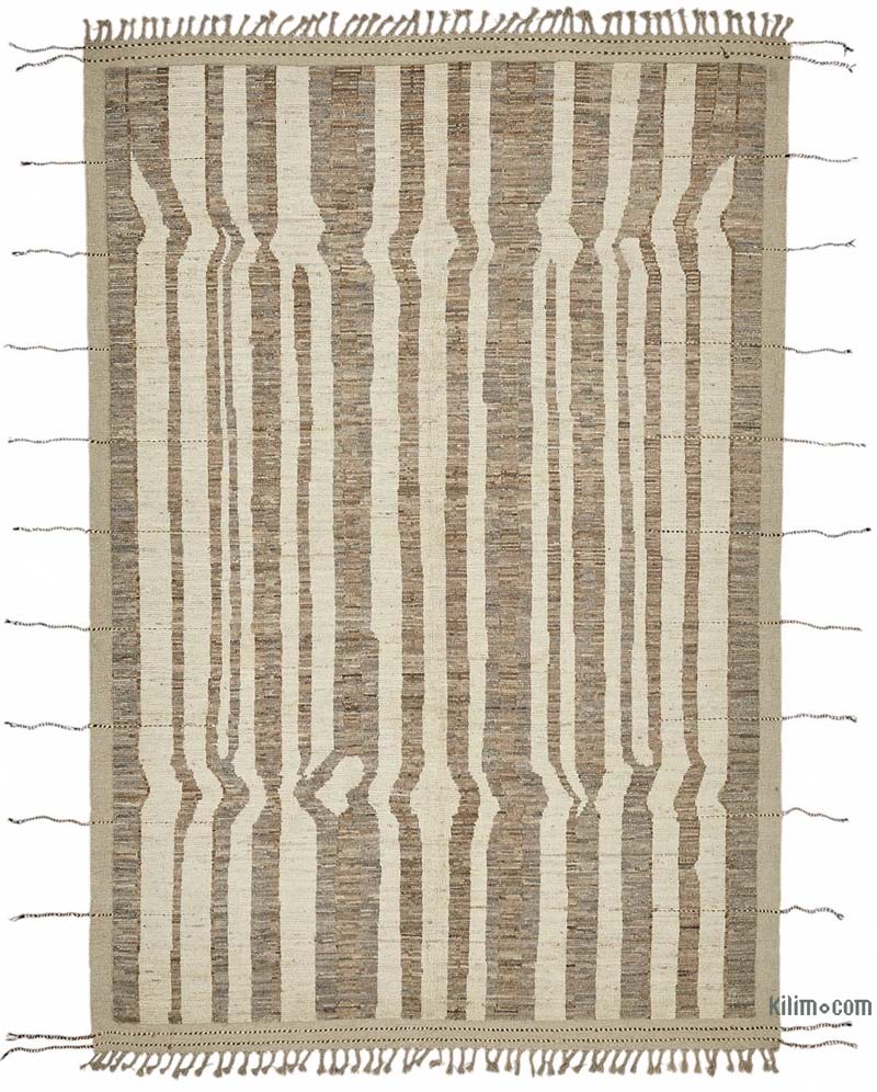 New Moroccan Style Hand-Knotted Rug - 6' 9" x 9' 11" (81" x 119") - K0084075