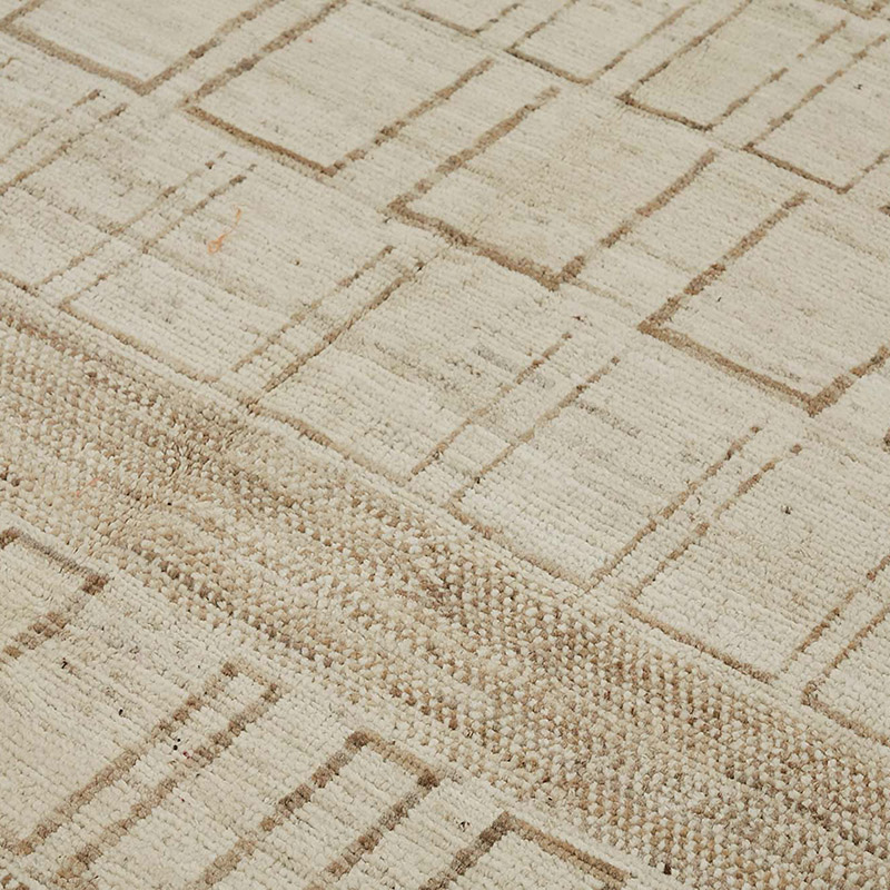 New Moroccan Style Hand-Knotted Rug - 6' 8" x 10' 1" (80" x 121") - K0084076