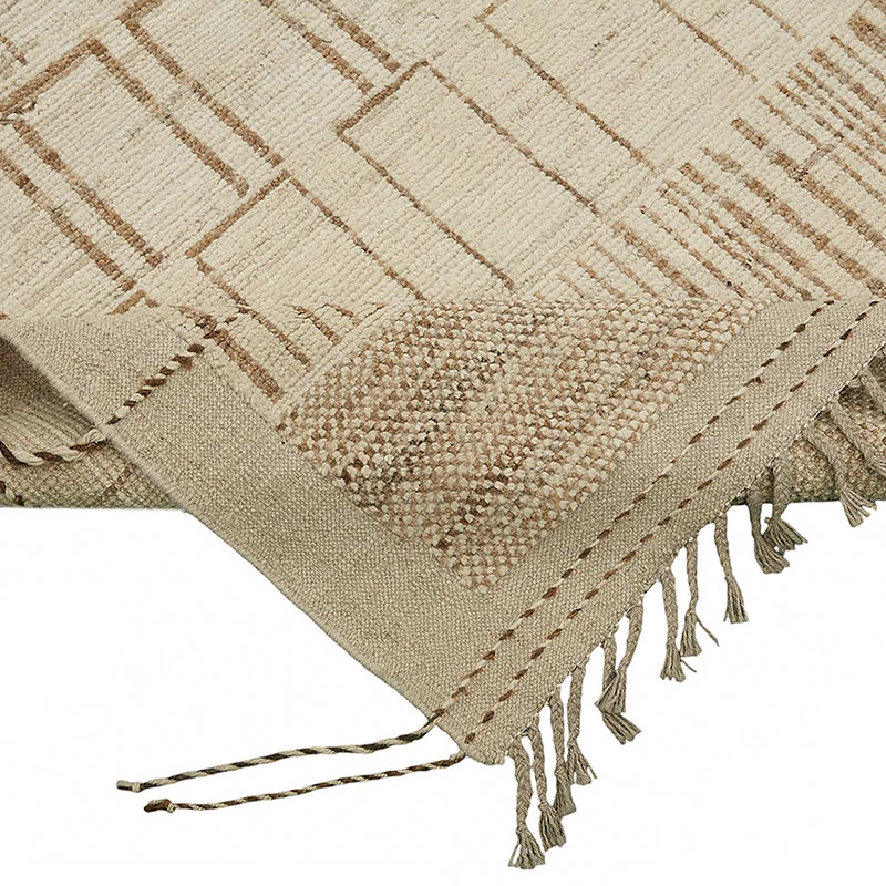 New Moroccan Style Hand-Knotted Rug - 6' 8" x 10' 1" (80" x 121") - K0084076