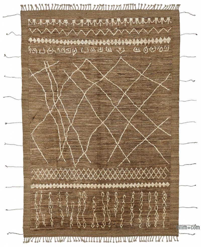 Yeni Fas Tarzi El Dokuma Hali - 206 cm x 308 cm - K0084077