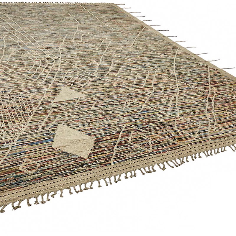 Nueva Alfombra Tejida a Mano de Estilo Marroquí - 308 cm x 431 cm - K0084081