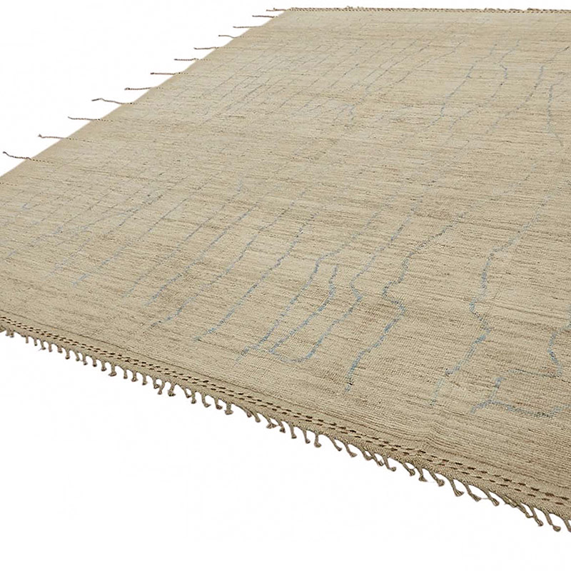 New Moroccan Style Hand-Knotted Rug - 10' 2" x 14' 1" (122" x 169") - K0084082