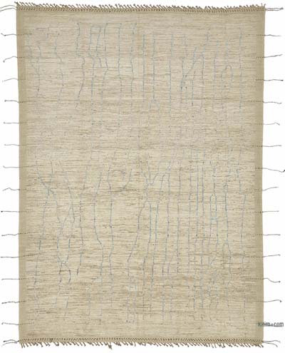 Yeni Fas Tarzi El Dokuma Hali - 311 cm x 428 cm