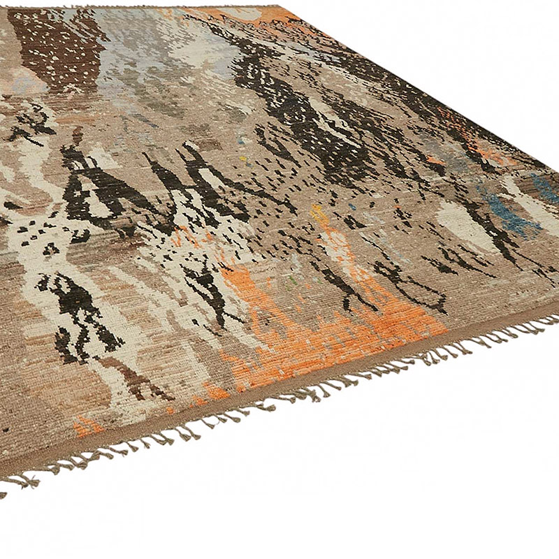 New Hand-Knotted Rug - 10' 8" x 13' 8" (128" x 164") - K0084084