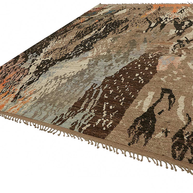 New Hand-Knotted Rug - 10' 8" x 13' 8" (128" x 164") - K0084084