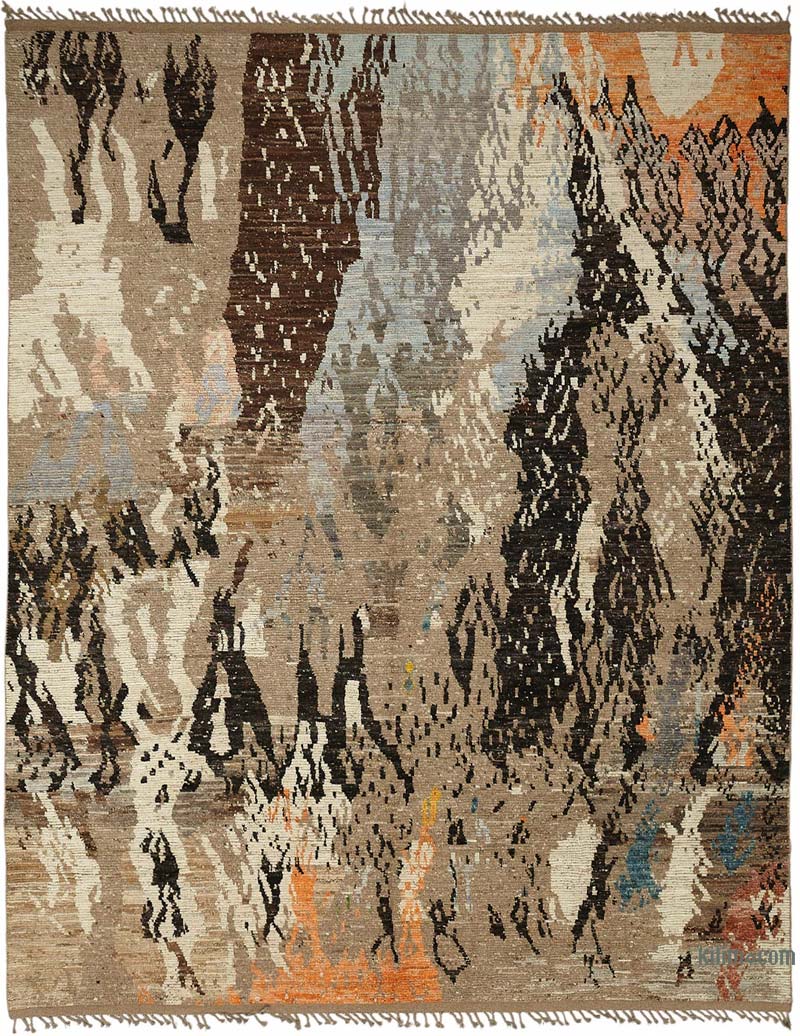 New Hand-Knotted Rug - 10' 8" x 13' 8" (128" x 164") - K0084084
