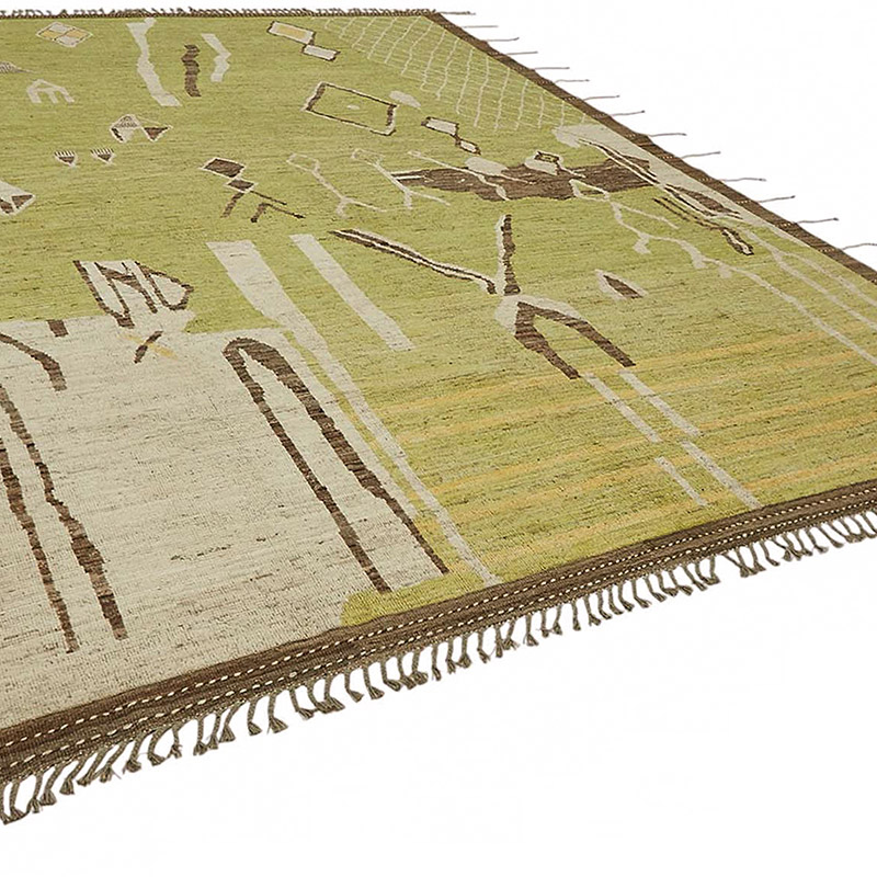 Nueva Alfombra Tejida a Mano de Estilo Marroquí - 309 cm x 430 cm - K0084085