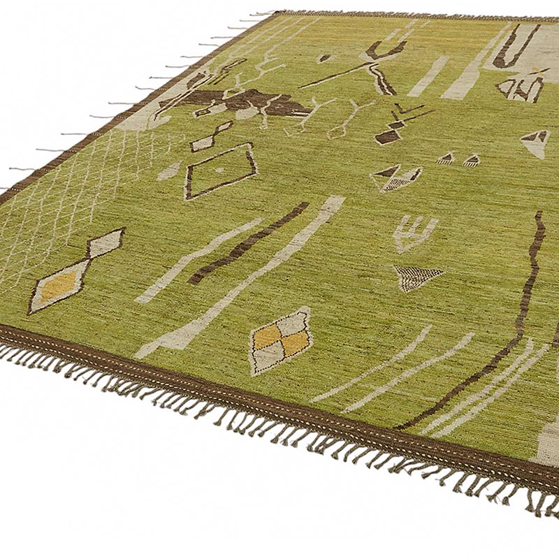 Nueva Alfombra Tejida a Mano de Estilo Marroquí - 309 cm x 430 cm - K0084085