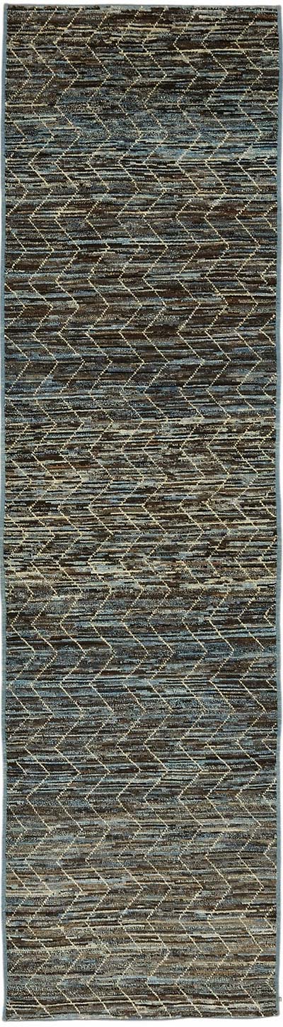 New Hand-Knotted Runner - 2' 11" x 10' 6" (35" x 126")