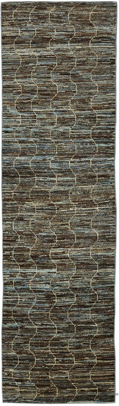 New Hand-Knotted Runner - 3'  x 11' 2" (36" x 134")