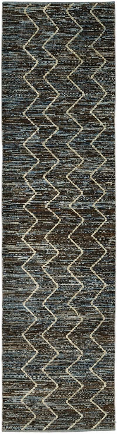 New Hand-Knotted Runner - 2' 10" x 9' 9" (34" x 117")