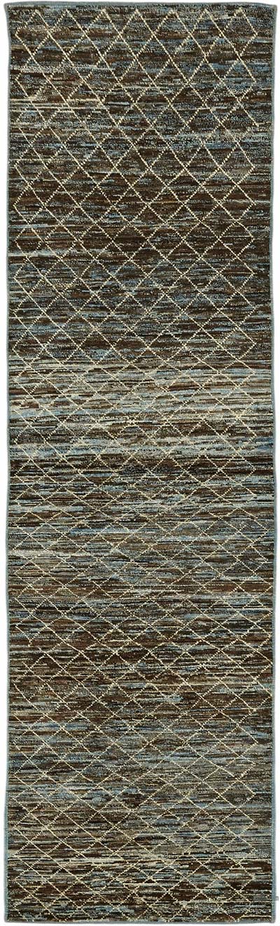 New Hand-Knotted Runner - 2' 7" x 8' 10" (31" x 106")