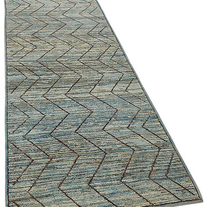 New Hand-Knotted Runner - 2' 11" x 10' 11" (35" x 131") - K0084102