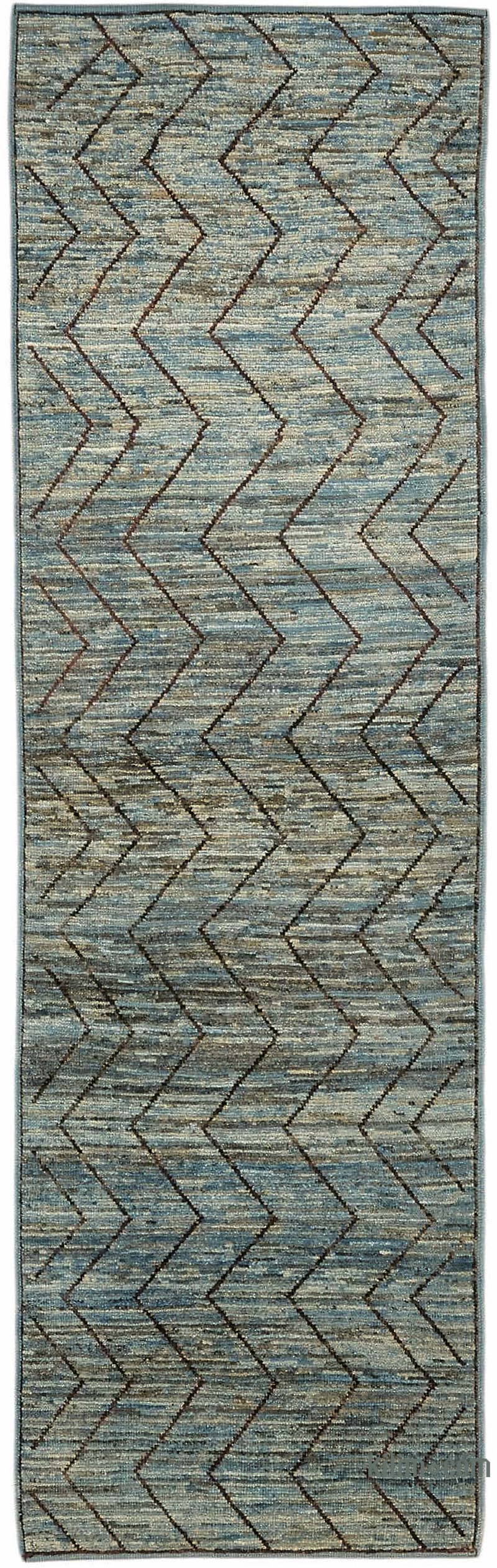 New Hand-Knotted Runner - 2' 11" x 10' 11" (35" x 131") - K0084102