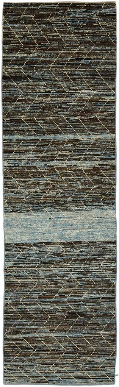 New Hand-Knotted Runner - 2' 10" x 9' 8" (34" x 116")