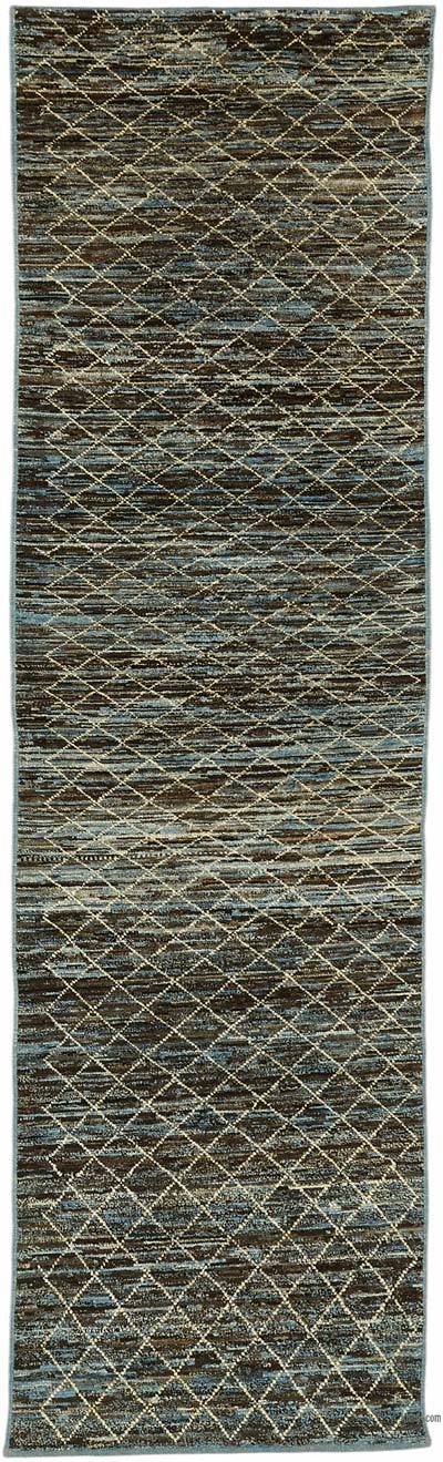 New Hand-Knotted Runner - 3'  x 9' 9" (36" x 117")