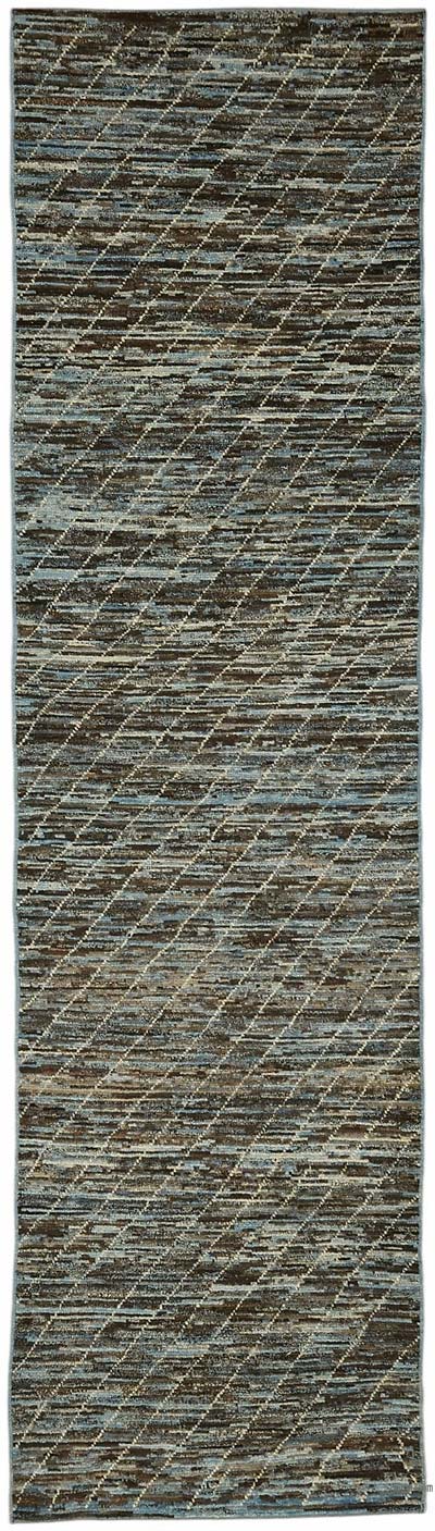 New Hand-Knotted Runner - 2' 11" x 11' 3" (35" x 135")