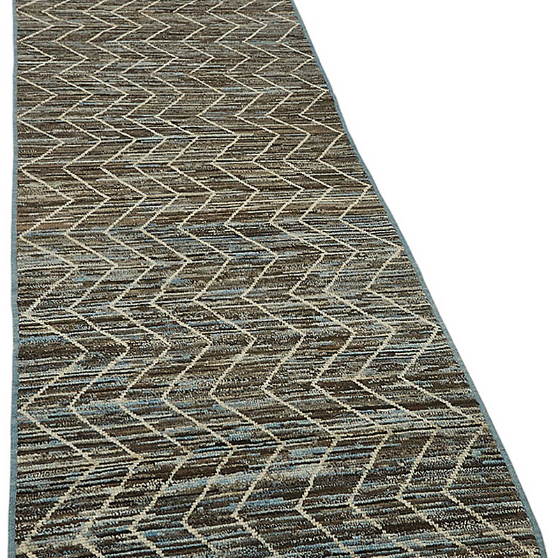 New Hand-Knotted Runner - 2' 11" x 11' 4" (35" x 136") - K0084107