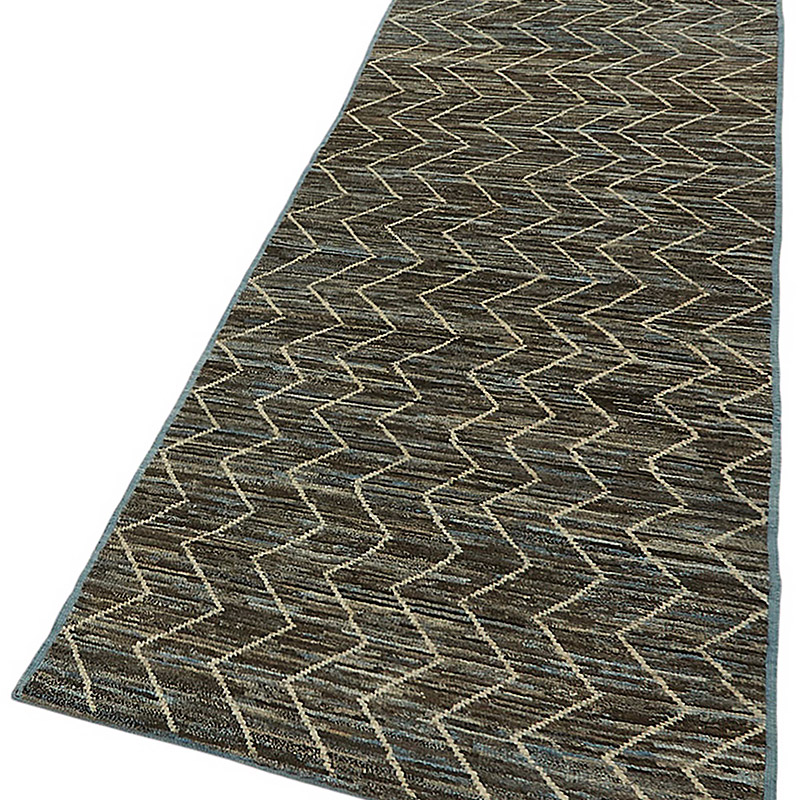 New Hand-Knotted Runner - 2' 11" x 11' 4" (35" x 136") - K0084107