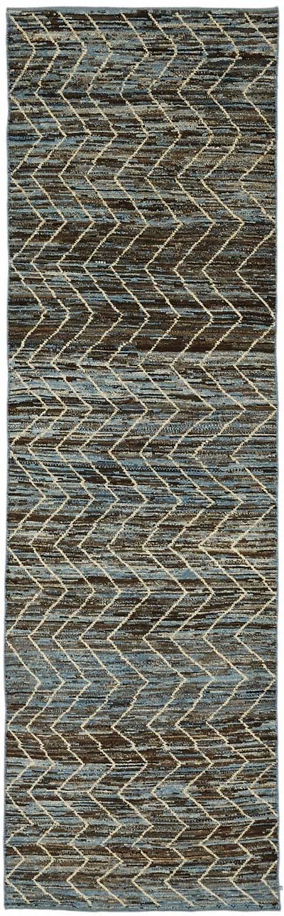 New Hand-Knotted Runner - 2' 10" x 9' 8" (34" x 116")