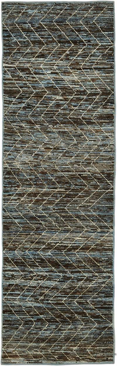 New Hand-Knotted Runner - 3'  x 9' 8" (36" x 116")