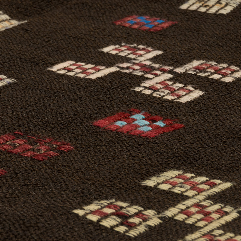 Vintage Anatolian Jijim Rug - 4' 6" x 9' 1" (54" x 109") - K0084131