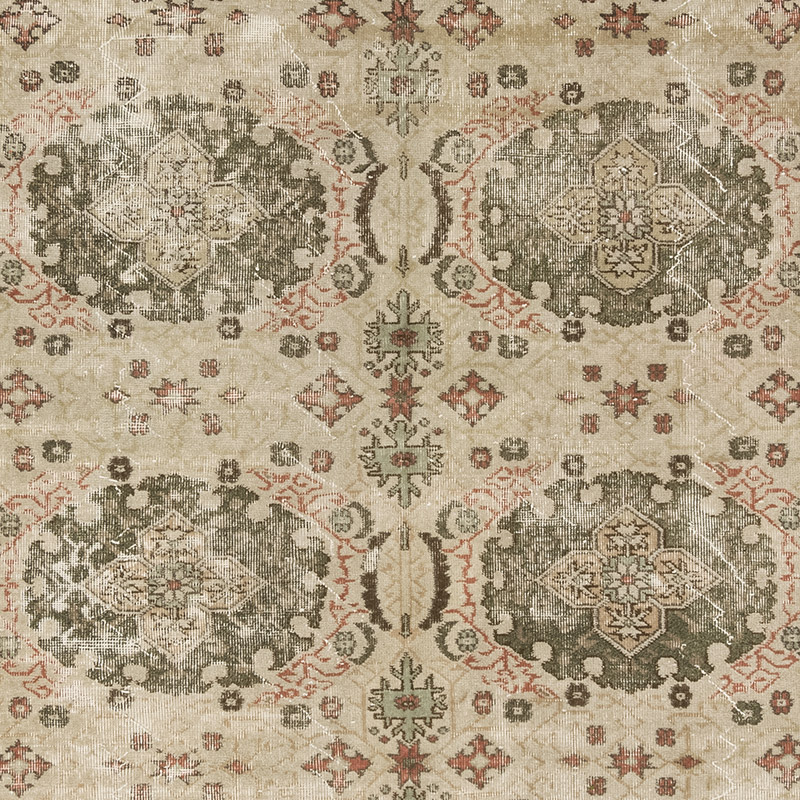 El Dokuma Vintage Halı - 215 cm x 313 cm - K0084132