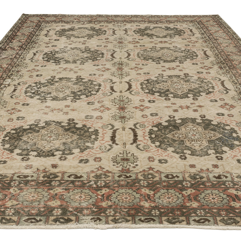 El Dokuma Vintage Halı - 215 cm x 313 cm - K0084132
