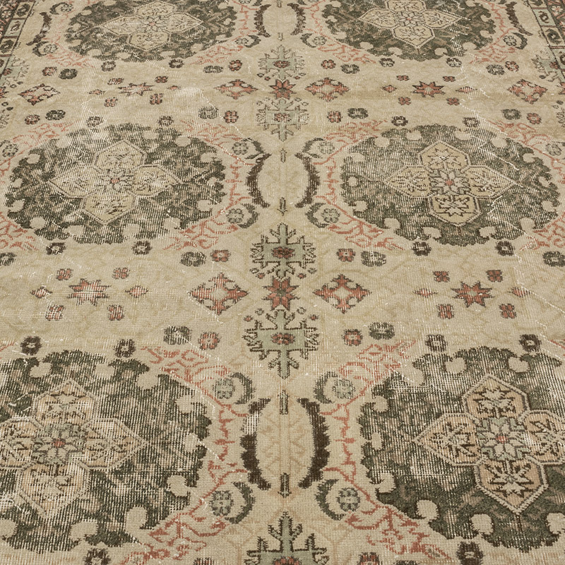 El Dokuma Vintage Halı - 215 cm x 313 cm - K0084132