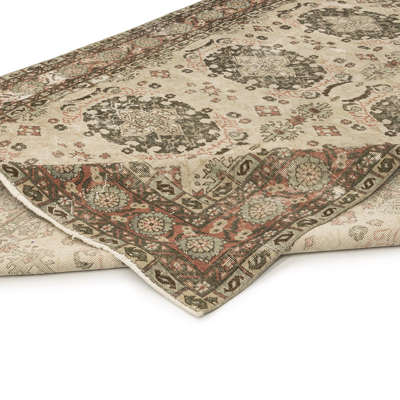 El Dokuma Vintage Halı - 215 cm x 313 cm - K0084132