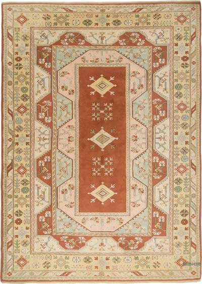 El Dokuma Vintage Halı - 307 cm x 427 cm