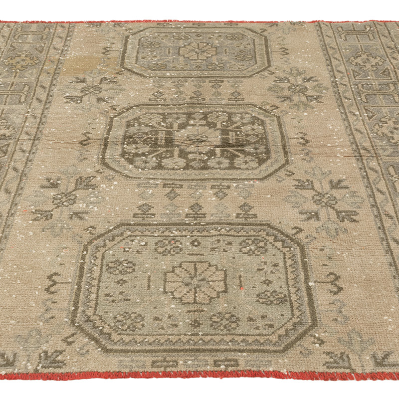 Alfombra Vintage Turca Anudada a Mano - 148 cm x 163 cm - K0084137