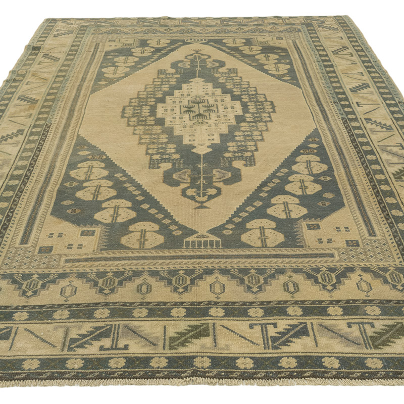 Alfombra Vintage Turca Anudada a Mano - 171 cm x 285 cm - K0084139