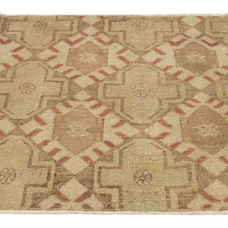 Alfombra Vintage Turca Anudada a Mano - 80 cm x 80 cm - K0084140