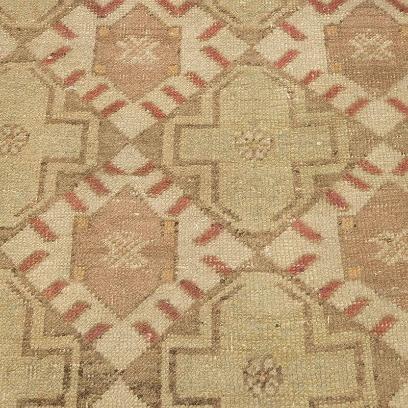 Alfombra Vintage Turca Anudada a Mano - 80 cm x 80 cm - K0084140