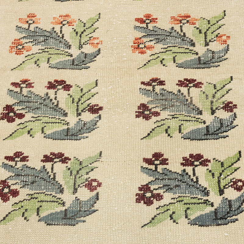 El Dokuma Vintage Halı - 72 cm x 117 cm - K0084141