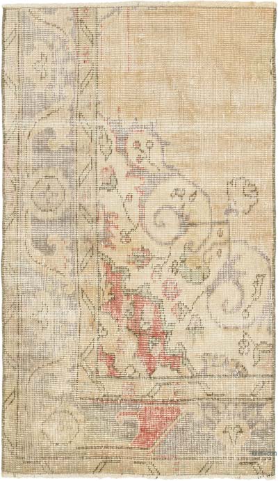 Alfombra Vintage Turca Anudada a Mano - 65 cm x 112 cm