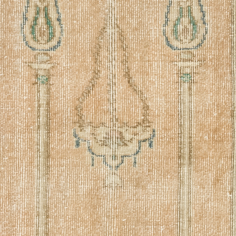 Alfombra Vintage Turca Anudada a Mano - 79 cm x 111 cm - K0084144