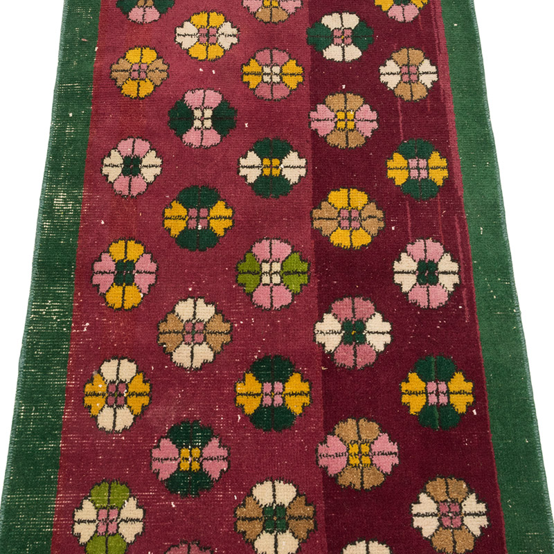 Vintage Turkish Hand-Knotted Rug - 2' 1" x 3' 8" (25" x 44") - K0084145