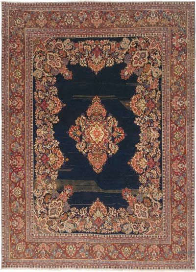 Vintage Hand-Knotted Oriental Rug - 8' 8" x 12'  (104" x 144")