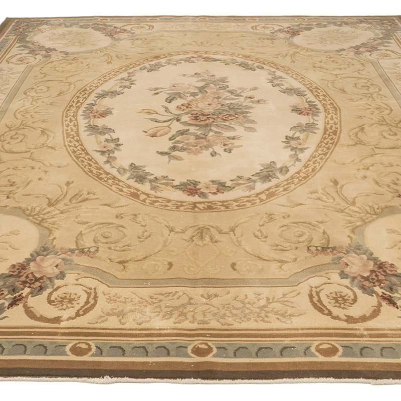 El Dokuma Vintage Halı - 243 cm x 296 cm - K0084147